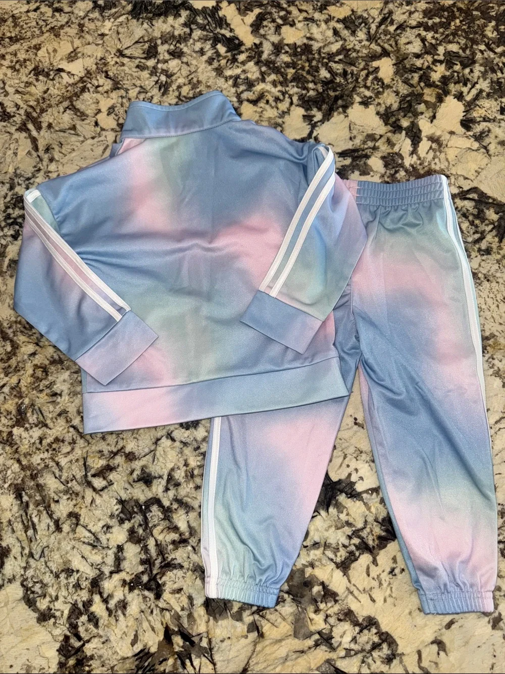 Adidas Kids Pastel Tie-Dye Track Pants  & Jacket -  Brand New